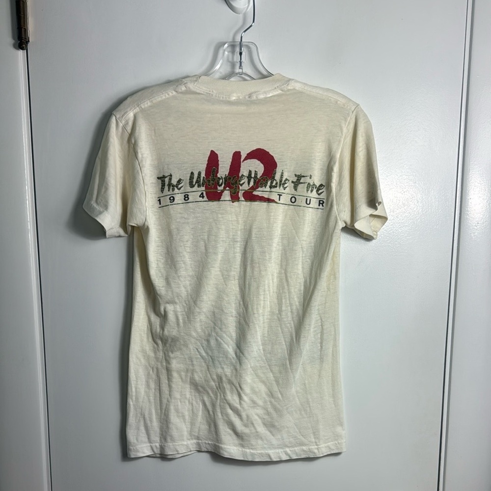 Vintage 1985 U2 Shirt The Unforgettable‎ Fire Tour - Picture 11 of 15